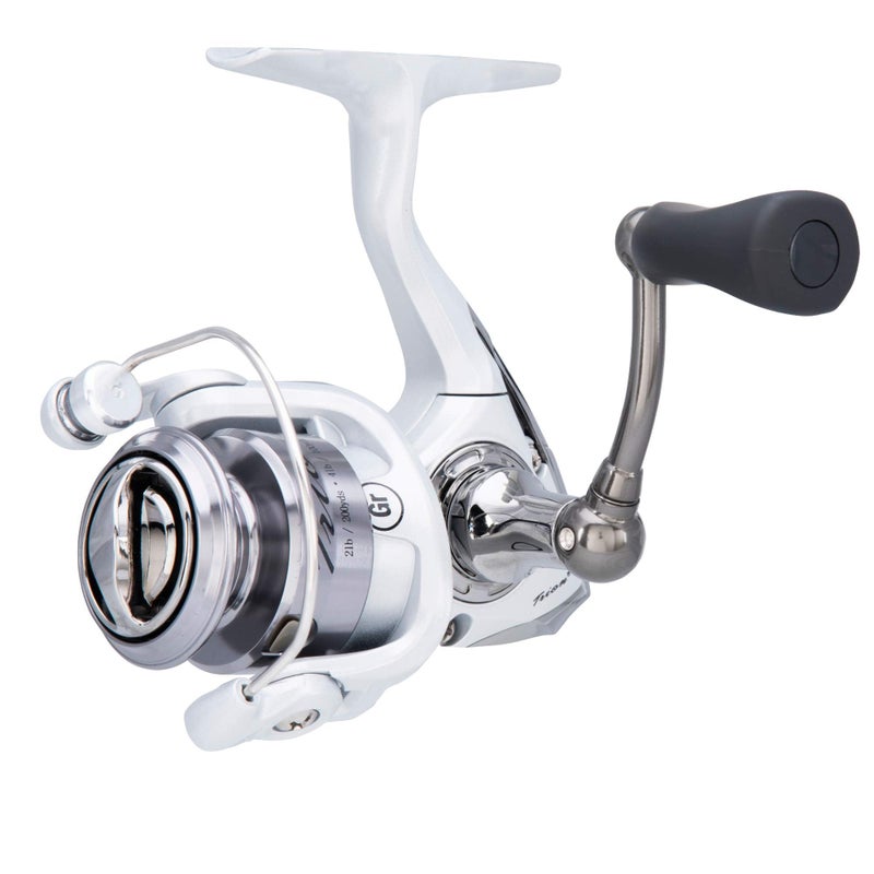 Pflueger Trion Spinning Reel, Size 25 Fishing Reel, Right/Left Handle Position, Graphite Body and Rotor, Corrosion-Resistant, Aluminum Spool, Front Drag System,Silver - Image 2